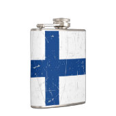 Finse vlag met schuine streep heupfles (Rechts)