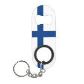 Finse vlag mini flessenopener (Voorkant)
