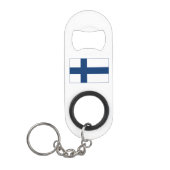Finse vlag mini flessenopener (Voorkant)