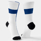 Finse vlag Nationale Pride Fun Patriotic Sokken (Gebogen)