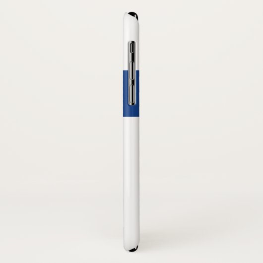 Finse vlag op maat gemaakt Case-Mate iPhone case (Achterkant/links)