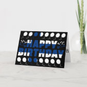 Finse vlag Patriottic Birthday Kaart (Voorkant)