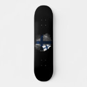 Finse vlag persoonlijk skateboard (Voorkant)