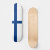 Finse vlag persoonlijk skateboard (Voorkant)