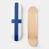 Finse vlag persoonlijk skateboard (Voorkant)