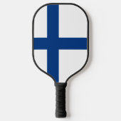 Finse vlag pickleball paddle (Voorkant)