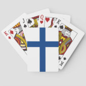 Finse vlag pokerkaarten (Achterkant)