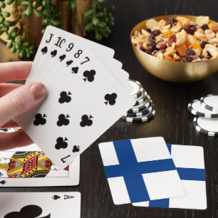 Finse vlag pokerkaarten