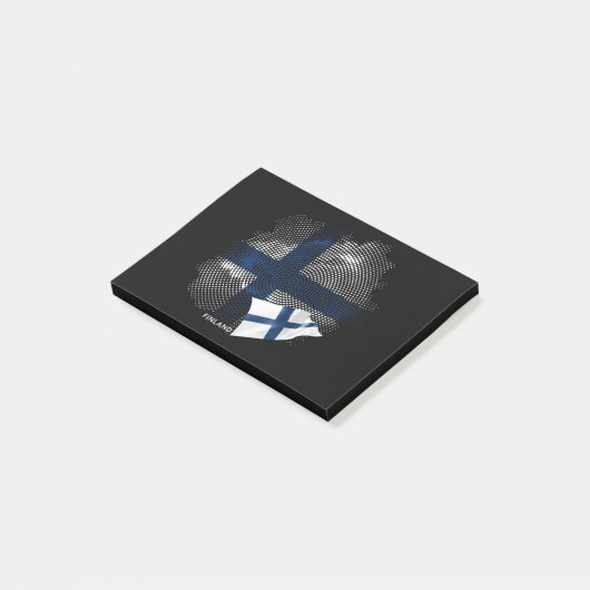 Finse vlag post-it® notes (Schuin)