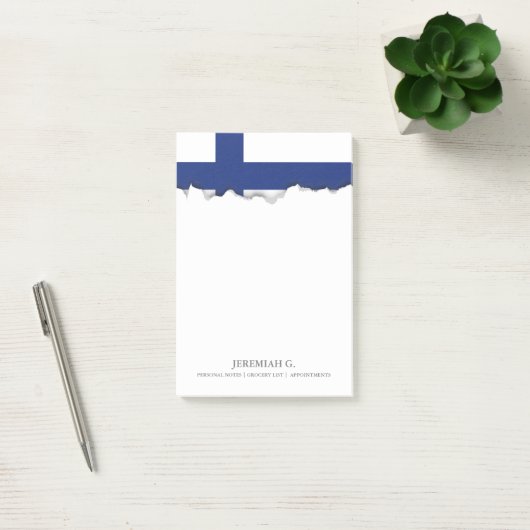 Finse vlag post-it® notes (Kantoor)