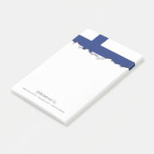 Finse vlag post-it® notes (Schuin)