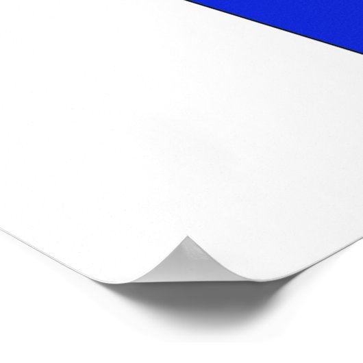 Finse vlag poster (Hoek)