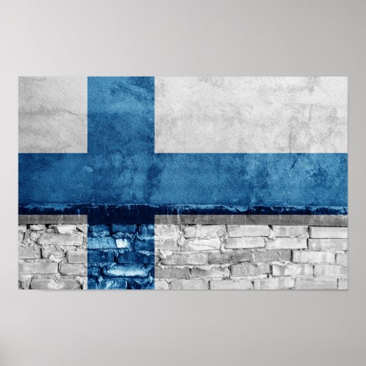 Finse vlag poster (Voorkant)