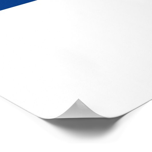 Finse vlag poster (Hoek)