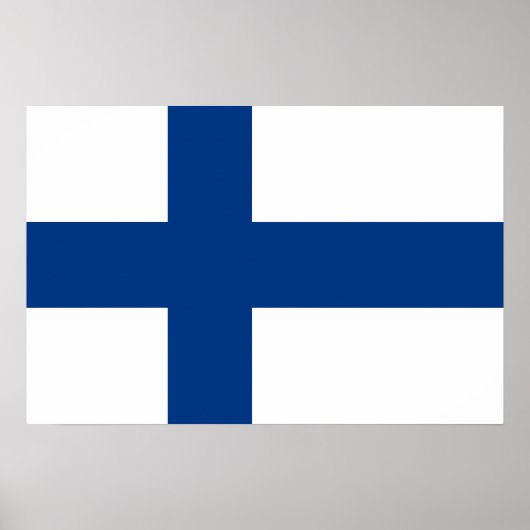 Finse vlag poster (Voorkant)