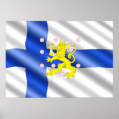 Finse vlag poster (Voorkant)