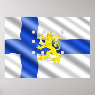 Finse vlag poster