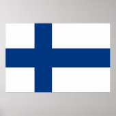 Finse vlag poster (Voorkant)