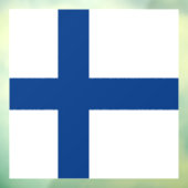 Finse vlag raamsticker (Vel 3)