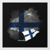 Finse vlag raamsticker (Vel)