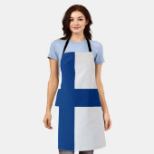 Finse vlag schort (Gedragen)