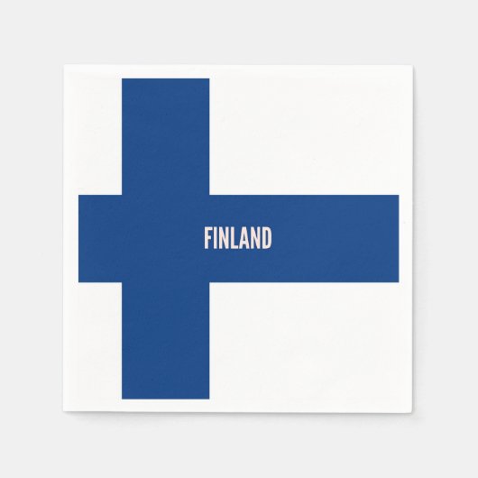 Finse vlag servet (Voorkant)