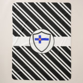 Finse vlag sherpa deken (Voorkant)