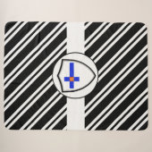 Finse vlag sherpa deken (Voorkant (horizontaal))
