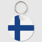 Finse vlag sleutelhanger (Voorkant)
