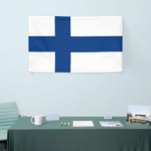 Finse vlag spandoek (Beurs)