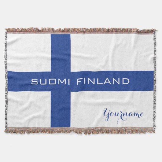 Finse vlag, speciale deken (Voorkant)