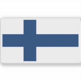 Finse vlag sticker