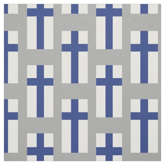 Finse vlag stof (Swatch)