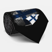 Finse vlag stropdas (Opgerold)
