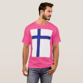 Finse vlag t-shirt (Voorkant volledig)