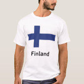 Finse vlag t-shirt (Voorkant)