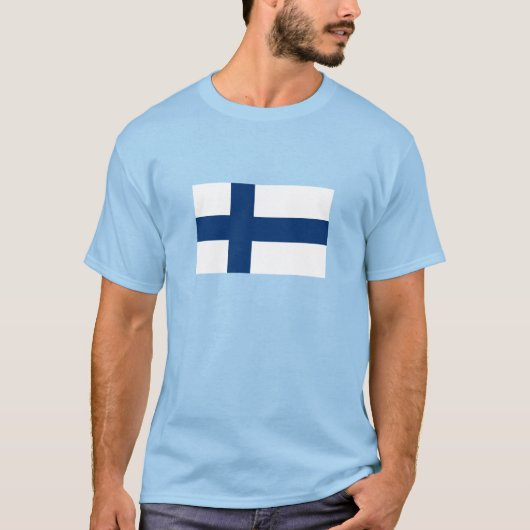 Finse vlag t-shirt (Voorkant)