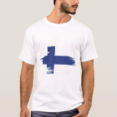 Finse vlag t-shirt (Voorkant)
