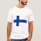 Finse vlag t-shirt (Voorkant)