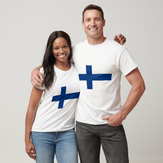 Finse vlag t-shirt (Unisex)