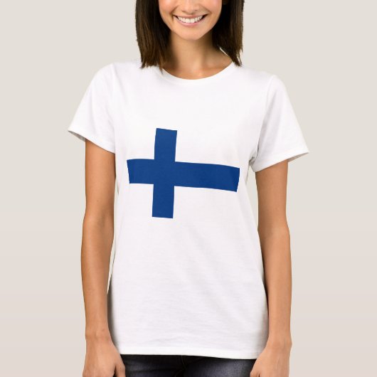 Finse vlag t-shirt (Voorkant)