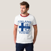Finse vlag t-shirt (Voorkant volledig)