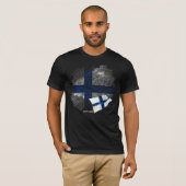 Finse vlag t-shirt (Voorkant volledig)