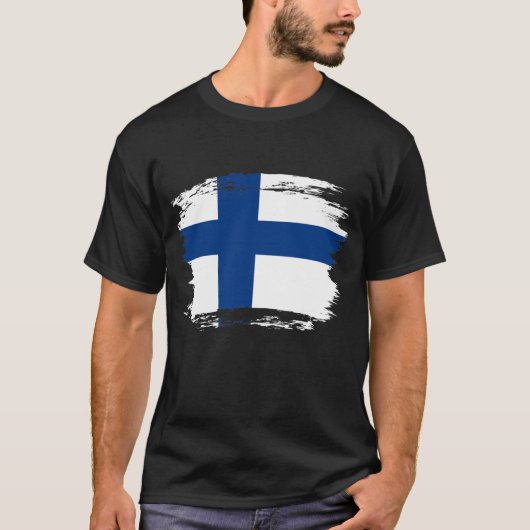 Finse vlag t-shirt (Voorkant)