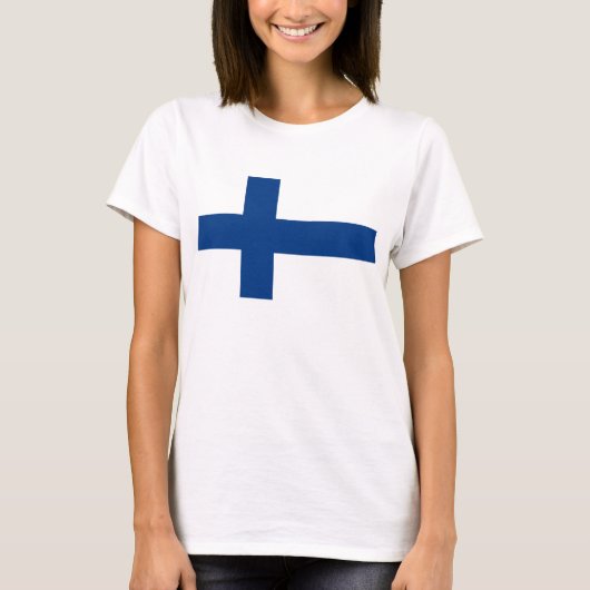 Finse vlag t-shirt (Voorkant)
