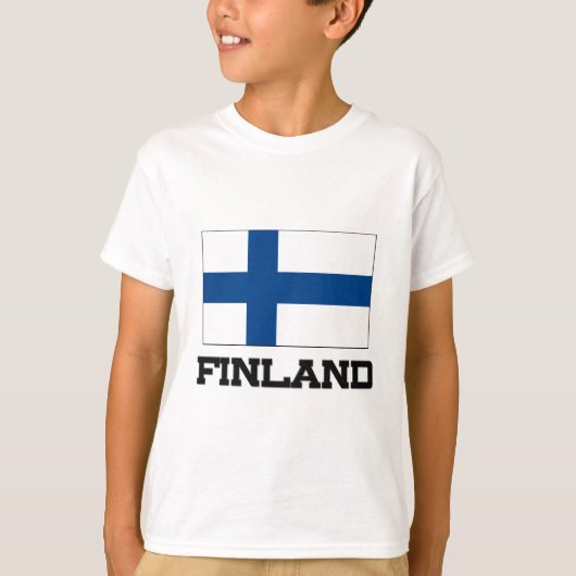 Finse vlag t-shirt (Voorkant)