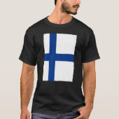 Finse vlag t-shirt (Voorkant)