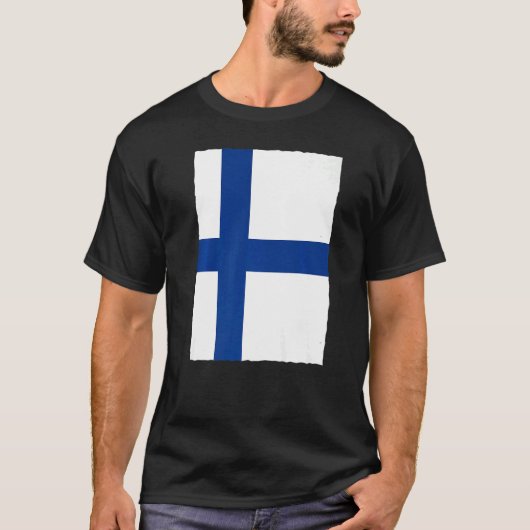 Finse vlag t-shirt (Voorkant)
