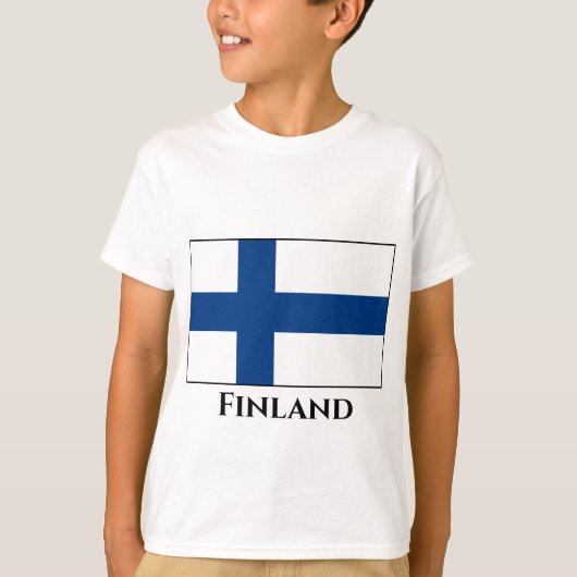 Finse vlag t-shirt (Voorkant)