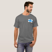 Finse vlag T-shirts en cadeaus (Voorkant volledig)
